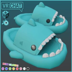 Shark Sliders (3D Model for VRChat, Unity, etc)
